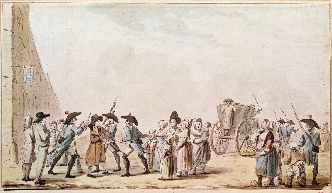 Law of Suspects, the Arrest on the Street by the Federes